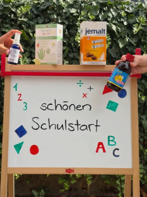 Schönen Schulstart – Norisan Omega-3 & Jemalt